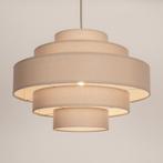 hanglamp 52cm japandi taupe of beige tafel bank bed hal lamp, Huis en Inrichting, Lampen | Plafondlampen, Ophalen of Verzenden