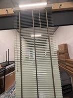 Aluminium Jaloezie 50mm - 77,5 x 228 cm, Gebruikt, 200 cm of meer, Grijs, 50 tot 100 cm