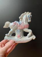 Porseleinen hobbelpaard parelmoer, Ophalen of Verzenden, Zo goed als nieuw, Dier