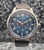 Citizen Eco-Drive Chronograph Ref. B620-S117356 Solar Chrono, Leer, Info@citizen.co.jp, Ophalen of Verzenden, Zo goed als nieuw