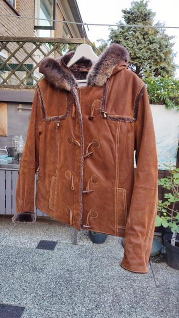 Essentials suede winterjas maat 44 Nieuw! beschikbaar voor biedingen