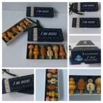 Oude Antieke kerst kaarsjes 6 figuurtjes, Verzenden, Nieuw