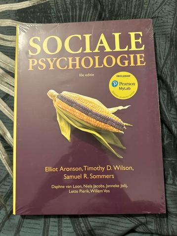 Sociale Psychologie - Studieboek beschikbaar voor biedingen