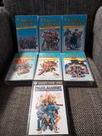 Retro vhs - police academy 1,2,3,4,5,6 & 7, Cd's en Dvd's, Actie en Avontuur, Alle leeftijden, Gebruikt, Ophalen of Verzenden