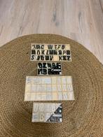 Wooden nummers en letters, Ophalen of Verzenden, Zo goed als nieuw