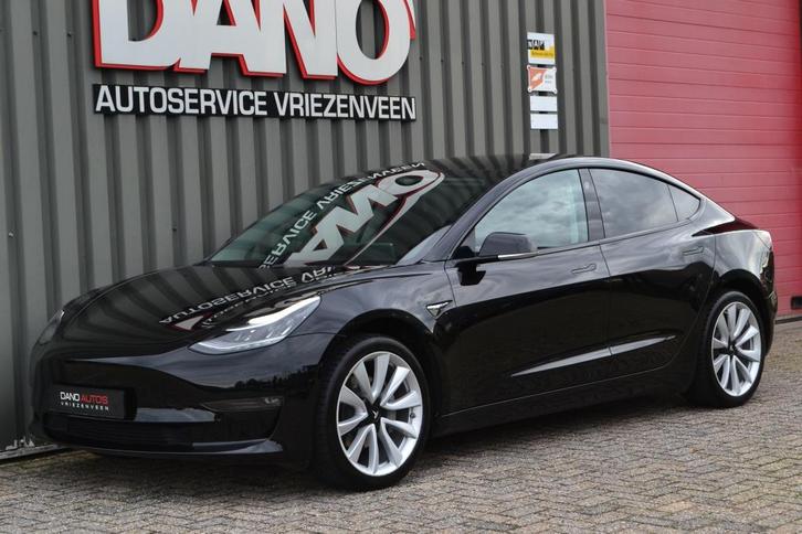 Tesla Model 3 Stnd.RWD Plus 60 kWh Camera/19'' inch/Pano/Lee, Auto's, Tesla, Bedrijf, Model 3, ABS, Achteruitrijcamera, Adaptive Cruise Control