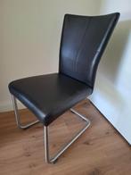 lederen eetkamerstoelen, Ophalen, Gebruikt, Metaal, Vier
