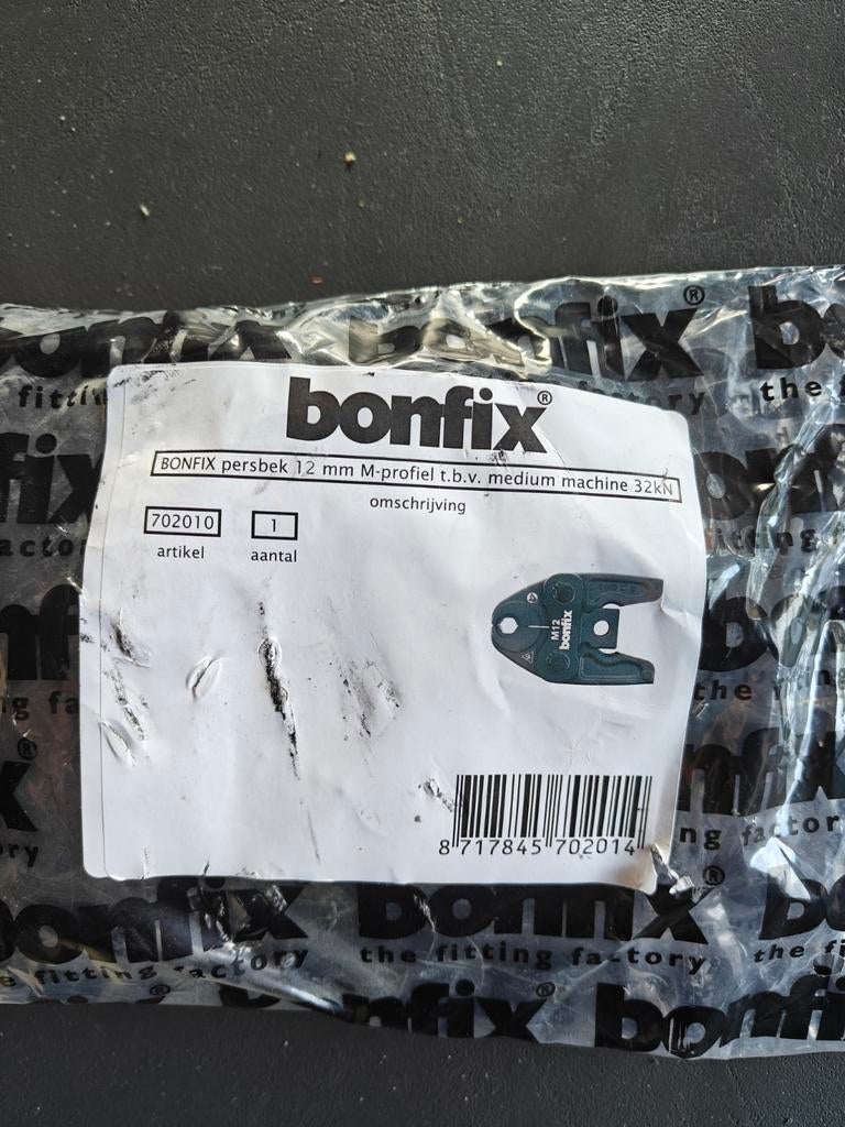 Bonfix persbek M12, medium machine 32kN - nieuw, Ophalen, Nieuw