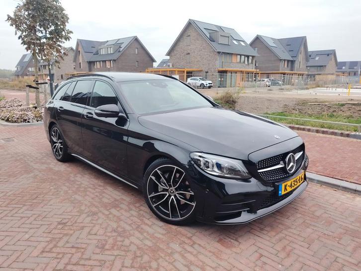 MB C-Klasse C180 Aut9 AMG C43 BJ:2021 NIGHT PANO 360 VIRTUAL, Auto's, Mercedes-Benz, Particulier, C-Klasse, 360° camera, ABS, Achteruitrijcamera