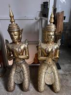2 tempel bewaarders, Antiek en Kunst, Kunst | Beelden en Houtsnijwerken, Ophalen