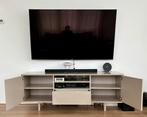 IKEA MOSTORP tv-meubel taupe | 160x61x46cm | ruim & stijlvol, Huis en Inrichting, Kasten | Televisiemeubels, Ophalen, Gebruikt