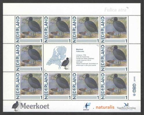 Postzegels Vogels in Nederland: Meerkoet, Postzegels en Munten, Postzegels | Nederland, Postfris, Na 1940, Ophalen of Verzenden