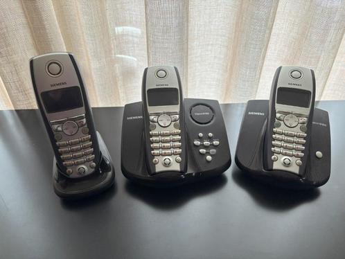 Siemens S1/S100/S150 3x DECT telefoon - 2x basisstation, Telecommunicatie, Vaste telefoons | Handsets en Draadloos, Zo goed als nieuw