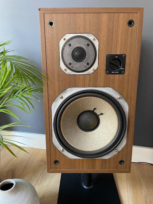 Yamaha NS-645 Hifi Vintage Retro, Audio, Tv en Foto, Luidsprekers, Zo goed als nieuw, Front, Rear of Stereo speakers, Minder dan 60 watt