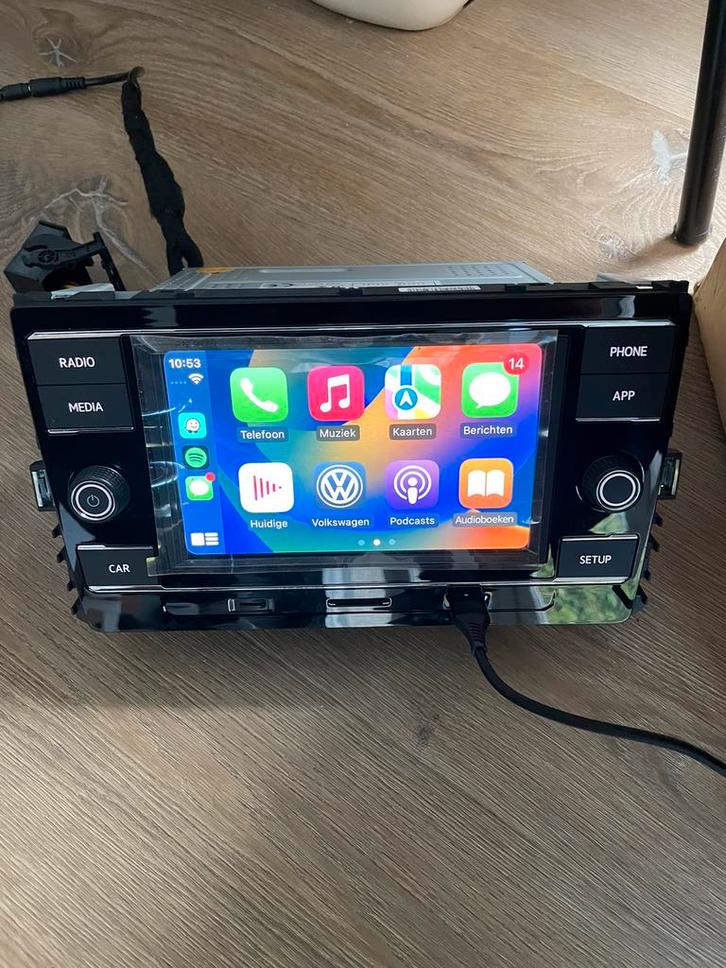 VW MIB Autoradio Carplay 5GD035280C Golf 7 Passat B8 Polo 2G, Auto diversen, Autoradio's, Nieuw, Ophalen of Verzenden