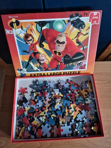 Puzzel Incredibles 2 van Jumbo Disney Pixar 7+. 200xl. beschikbaar voor biedingen