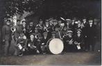FOTOKAART Fanfare, Muziek, Militairen, Uniform, Kepie, Ophalen of Verzenden, Landmacht, Nederland, Foto of Poster