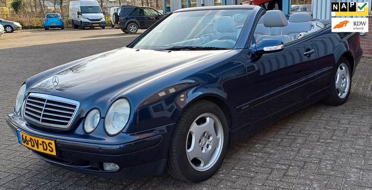 Mercedes-Benz CLK-klasse Cabrio 200 Elegance afneembare trek, Auto's, Mercedes-Benz, Bedrijf, Te koop, CLK, ABS, Airbags, Airconditioning