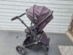 Kinderwagen zwart 3 in 1 + autostoel, Gebruikt, Luchtbanden, Ophalen, Kinderwagen