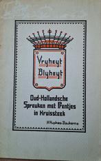 Borduurboekje "Vryheyt Blyheyt", Ophalen of Verzenden, Gebruikt, Handborduren, Patroon