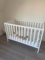 Ikea gulliver cot - white - 60*120 cm + mattress and cover, Verzenden, Zo goed als nieuw, Ledikant