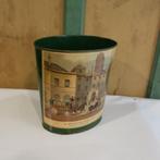 Prullenbak afvalbak metaal origineel Engeland Coach, Huis en Inrichting, Ophalen of Verzenden, Gebruikt, Metaal, Minder dan 50 cm