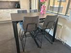 Bartafel met barstoelen, Ophalen, Overige materialen, 50 tot 100 cm, Zo goed als nieuw