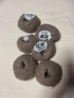 Ice Yarns - 6 Bollen Taupe, Verzenden, Nieuw, Breien of Haken, Wol of Garen