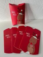 kerst cadeau verpakking doosjes Jingle Bells - 5 stuks, Diversen, Ophalen of Verzenden, Nieuw