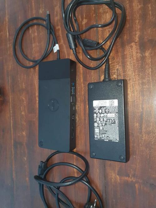 Dell WD19TB WD19TBS 180WATT Voeding Thunderbolt USB-C WD19, Computers en Software, Dockingstations, Gebruikt, Docking station