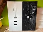 Ikea Stuva kast met krijtbord deuren, Ophalen, Overige materialen, Gebruikt, 100 tot 150 cm