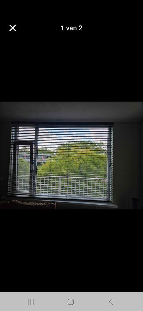 Zwarte Houten Jaloezieën, Huis en Inrichting, Stoffering | Gordijnen en Lamellen, Nieuw, 150 tot 200 cm, 200 cm of meer, Zwart