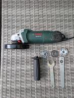 Bosch haakse slijptol met accessoires, Doe-het-zelf en Verbouw, Gereedschap | Slijpmachines, Ophalen of Verzenden, Gebruikt, 700 tot 1000 watt