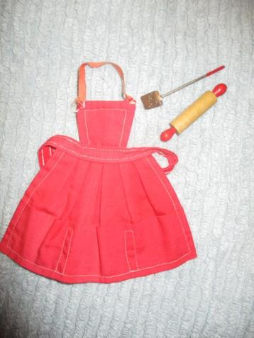  Vintage  barbie Koks schort en accessoires mattel j 60 beschikbaar voor biedingen