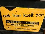 Emaille bord Mueller Melkkoeltank, Antiek en Kunst, Ophalen of Verzenden