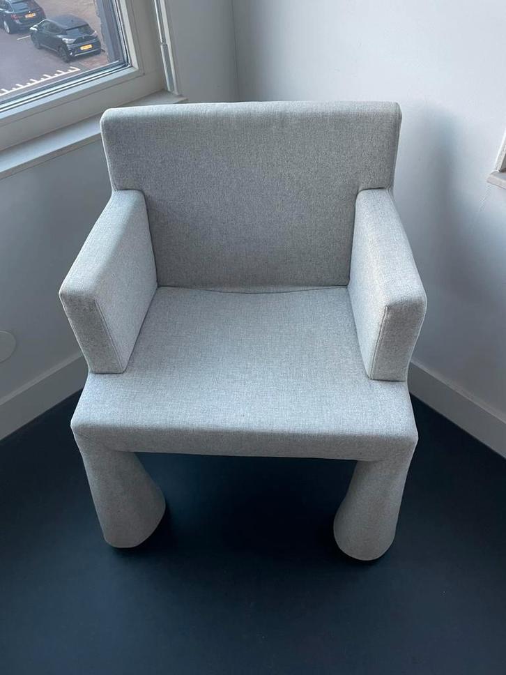 Twee Moooi V.I.P Stoelen | ontwerp Marcel Wanders, Huis en Inrichting, Fauteuils, Gebruikt, Stof, 50 tot 75 cm, 75 tot 100 cm