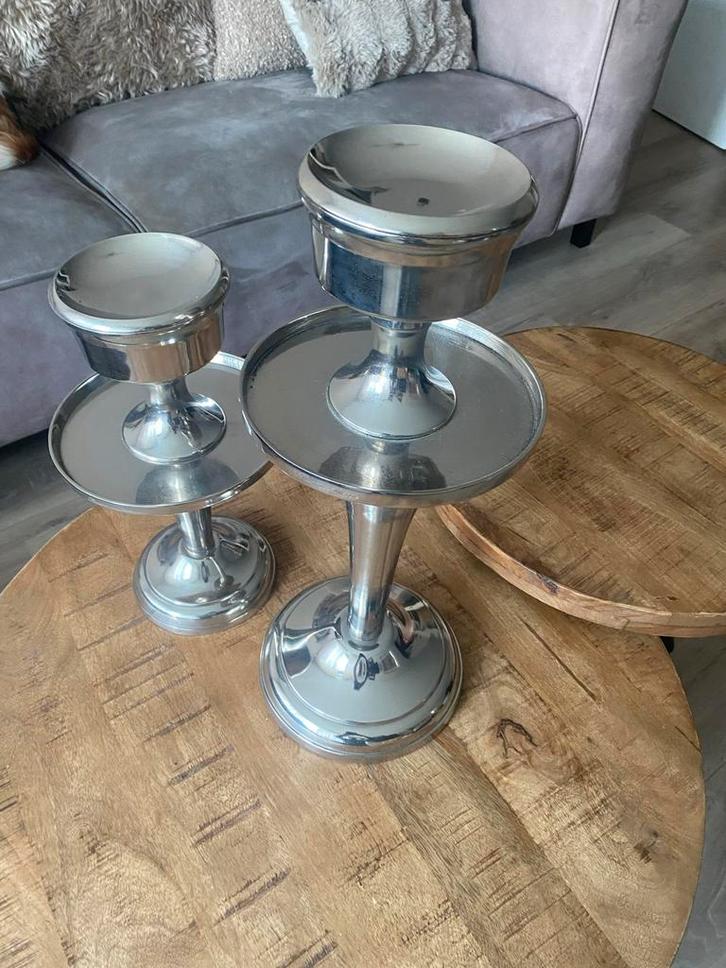 Riviera Maison set  FEZ kandelaars, Huis en Inrichting, Woonaccessoires | Kandelaars en Kaarsen, Zo goed als nieuw, 25 tot 50 cm