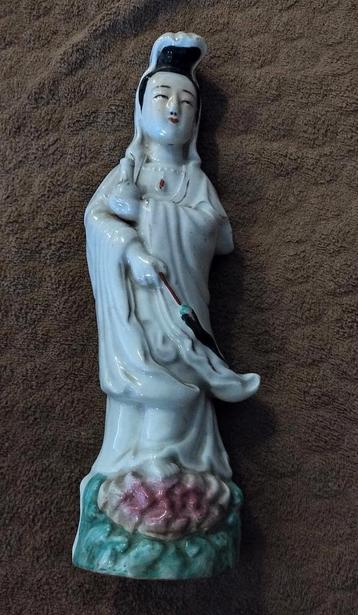 Prachtig Guanyin beeldje, 28cm. Gestempeld beschikbaar voor biedingen