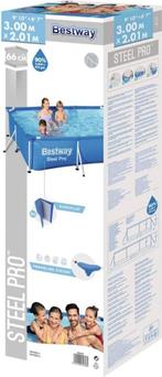 Bestway Steel Pro - 300 x 201 x 66 cm - Opzetzwembad, Ophalen, 200 tot 300 cm, 80 tot 120 cm, Nieuw