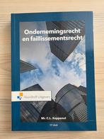 Ondernemingsrecht en faillissementsrecht 11e druk, Boeken, Studieboeken en Cursussen, Ophalen of Verzenden, Zo goed als nieuw
