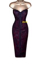 vintage kant jurk Karen Millen maat 10/38, Kleding | Dames, Maat 38/40 (M), Karen Millen, Zwart, Ophalen of Verzenden