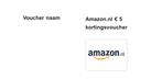 Amazon €5 kortingsbon (alle klanten), Tickets en Kaartjes, Kortingen en Cadeaubonnen, Eén persoon, Kortingsbon