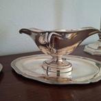 Christofle Sauskom met Onderbord, Ophalen of Verzenden, Zilver