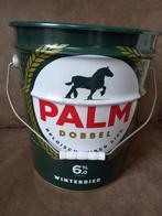 Mooi groot blik / emmer Palm dobbel Belgisch amberbier, Verzamelen, Ophalen of Verzenden, Gebruikt