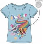 Paw Patrol T-shirt Pawsitive Bleu - Maat 98 - 116, Kinderen en Baby's, Kinderkleding | Maat 116, Meisje, Paw patrol, Nieuw, Ophalen of Verzenden