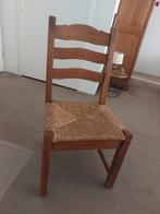 Eetkamerstoel eikenhout (6 stuks), Huis en Inrichting, Stoelen, Ophalen, Bruin