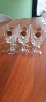 Vintage Cristal d' Arques borrelglazen, Antiek en Kunst, Antiek | Glas en Kristal, Ophalen of Verzenden
