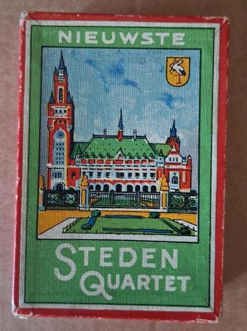 Nieuwste steden Quartet, uit 1938, een collectorsitem beschikbaar voor biedingen