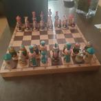 Russische Baboesjka Matroesjka poppetjes schaakspel, Een of twee spelers, Ophalen of Verzenden, Gebruikt, Onbekend