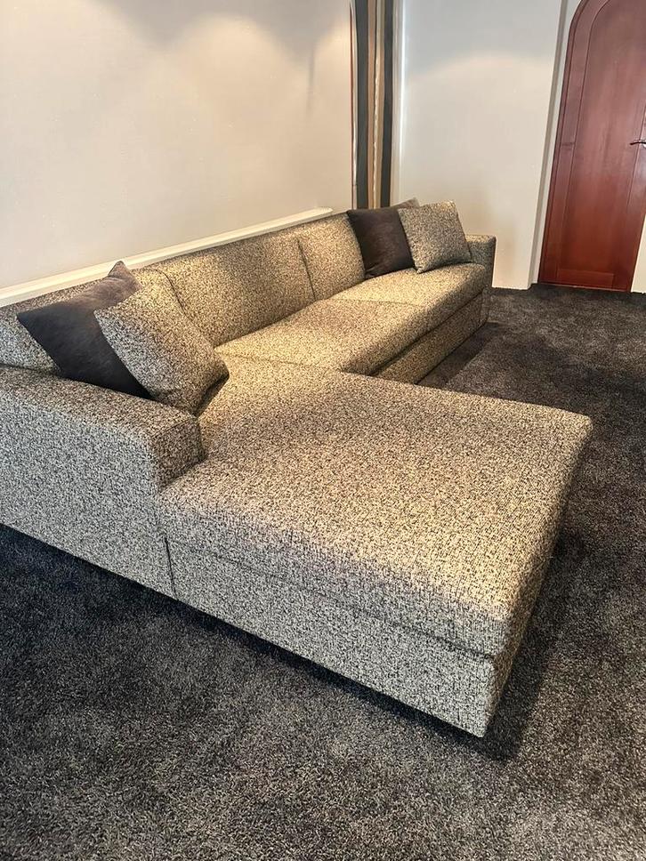 Hoekbank – nieuw – past niet bij interieur, Huis en Inrichting, Banken | Complete zithoeken, Nieuw, Stof, Ophalen